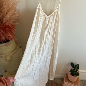 H&M cream maxi dress
